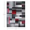 Flash Furniture Red 6' x 9' Modern Color Blocked Area Rug ACD-RGTRZ861-69-RD-GG - alternate 4